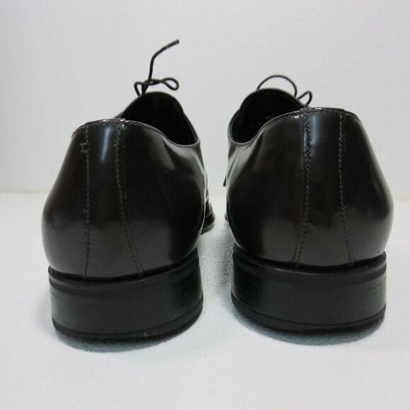 Prada Cap Toe Leather Dress oxfords Men's Footwear Shoes Men's Italy Sz 11 - Picture 6 of 10